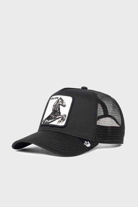 Goorin Bros 101-0393 The Stallion Pamuklu File Detaylı Animal Desenli Unisex Şapka 1010393 SİYAH - Goorin Bros (1)