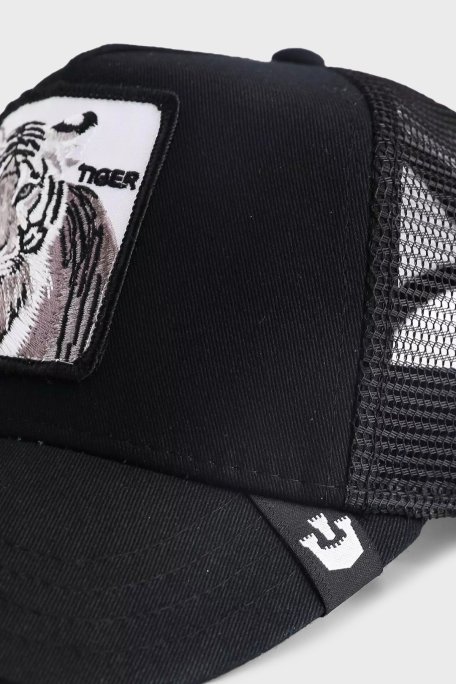 Goorin Bros 101-0392 The White Tiger Pamuklu Animal Desenli Unisex Şapka 1010392 SİYAH - Goorin Bros (1)