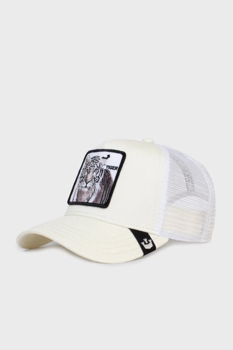 Goorin Bros 101-0392 The White Tiger Pamuklu Animal Desenli Unisex Şapka 1010392 BEYAZ - Goorin Bros (1)