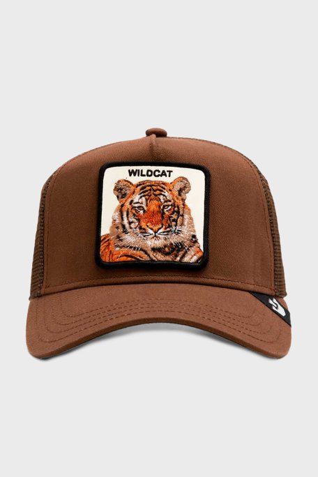 Goorin Bros The Wildcat Tiger Animal Figürlü File Detaylı Unisex Şapka 1011757 KAHVE - Goorin Bros