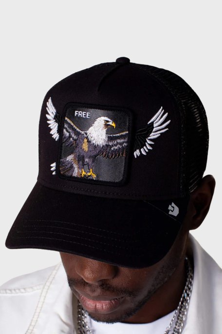 Goorin Bros Wings Free Pamuk Karışımlı File Detaylı Unisex Şapka 1013020 SİYAH - Goorin Bros (1)