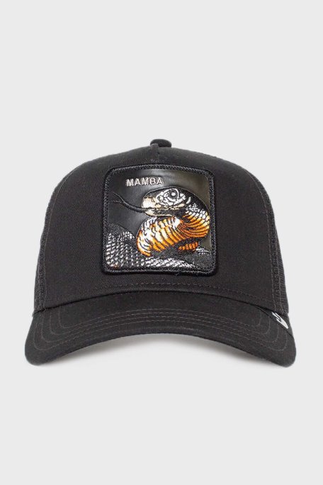Goorin Bross Mamba File Detaylı Animal Figürlü Unisex Şapka 1011024 SİYAH - Goorin Bros