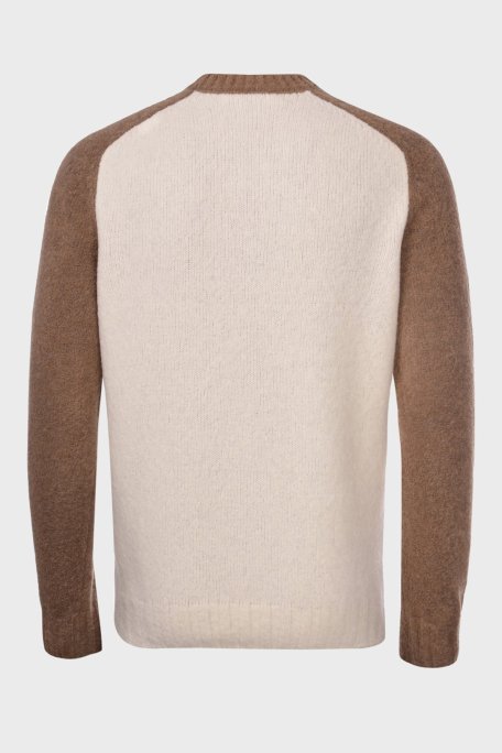 Gran Sasso Yünlü Bisiklet Yaka Erkek Kazak 13187 24003 140 EKRU - Gran Sasso (1)