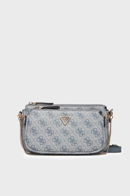 Guess 4G Logo Baskılı Çıkarılabilir Askılı Mini HWBG9672710 Kadın Çanta HWBG96 72710 BNN MAVİ - Guess