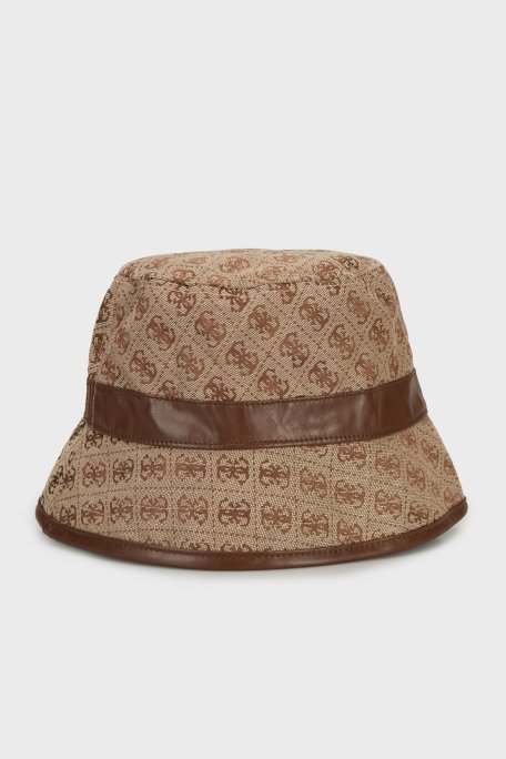 Guess 4G Logolu Kemer Detaylı Bucket Bayan Şapka AW5394 POL01 LTL KAHVE - Guess (1)