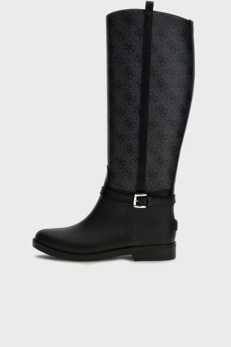 Guess 4G Logolu Kemerli FL7HORELE11 Kadın Çizme FL7HOR ELE11 BLACK SİYAH - Guess (1)