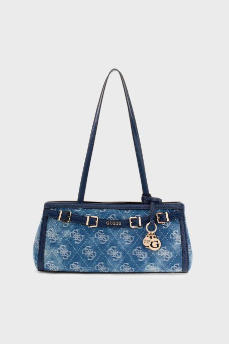 Guess 4G Logolu Omuz Askılı HWDG9909190 Bayan Çanta HWDG99 09190 DLP LACİVERT - Guess