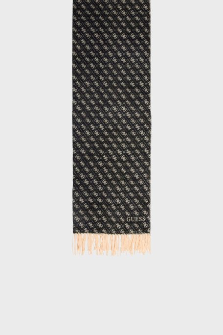 Guess 60 x 180 cm Logolu Çift Taraflı AW5423POL03 Bayan Şal AW5423 POL03 BLA SİYAH - Guess