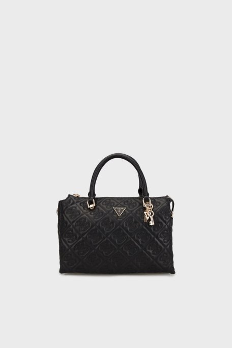 Guess Adelasia 4G Logolu Çıkarılabilir Askılı HWQL9658060 Bayan Çanta HWQL96 58060 BLA SİYAH - Guess