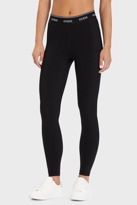 Guess Alba Slim Fit Normal Bel Dar Paça V5BB06K1942 Bayan Tayt V5BB06 K1942 JBLK SİYAH - Guess