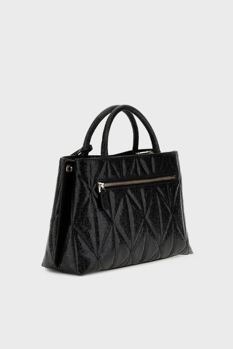 Guess Aldina Jakarlı Logo Baskılı Çıkarılabilir Zincir Askılı HWGG9663060 Bayan Çanta HWGG96 63060 BLA SİYAH - Guess (1)