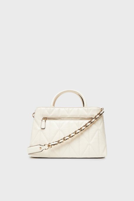 Guess Aldina Jakarlı Logo Baskılı Çıkarılabilir Zincir Askılı HWGG9663060 Bayan Çanta HWGG96 63060 OFF BEYAZ - Guess (1)