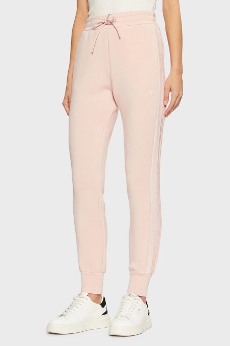 Guess Allie Regular Fit Normal Bel Ribanalı Paça Jogger V2YB18K7UW2 Bayan Pantolon V2YB18 K7UW2 G6O1 PUDRA - Guess