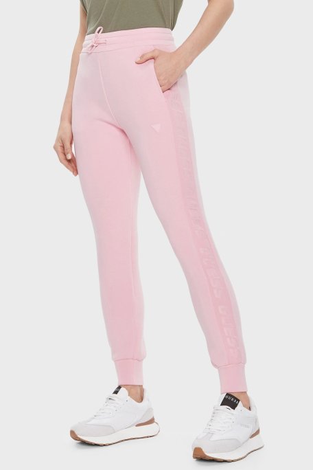 Guess Allie Streç Regular Fit Jogger Spor V2YB18K7UW2 Bayan Pantolon V2YB18 K7UW2 G63P PEMBE - Guess