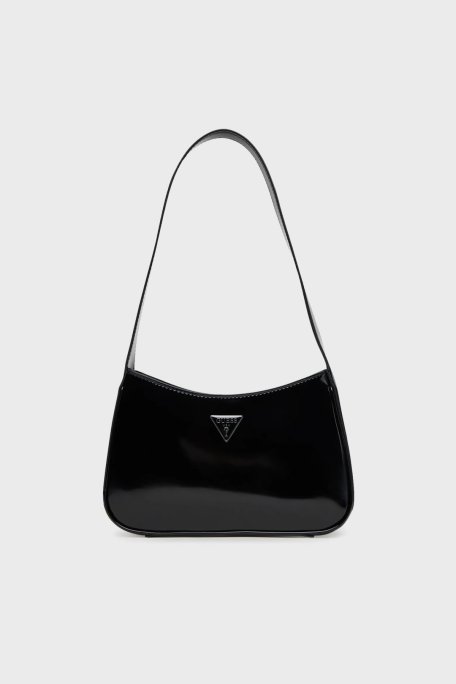 Guess Arnela Logolu Sabit Askılı Mini Rugan HWNY9496170 Bayan Çanta HWNY94 96170 BLA SİYAH - Guess