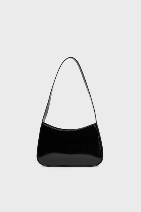 Guess Arnela Logolu Sabit Askılı Mini Rugan HWNY9496170 Bayan Çanta HWNY94 96170 BLA SİYAH - Guess (1)