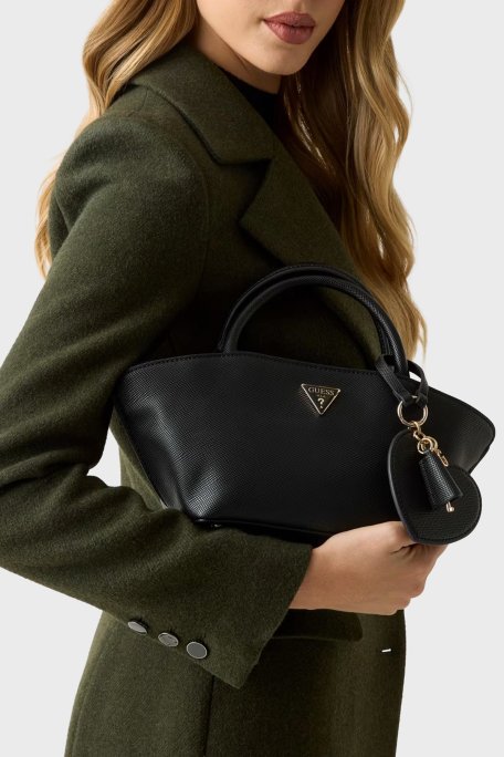 Guess Bolena Logolu Çıkarılabilir Askılı HWZG9207760 Bayan Çanta HWZG92 07760 BLA SİYAH - Guess (1)