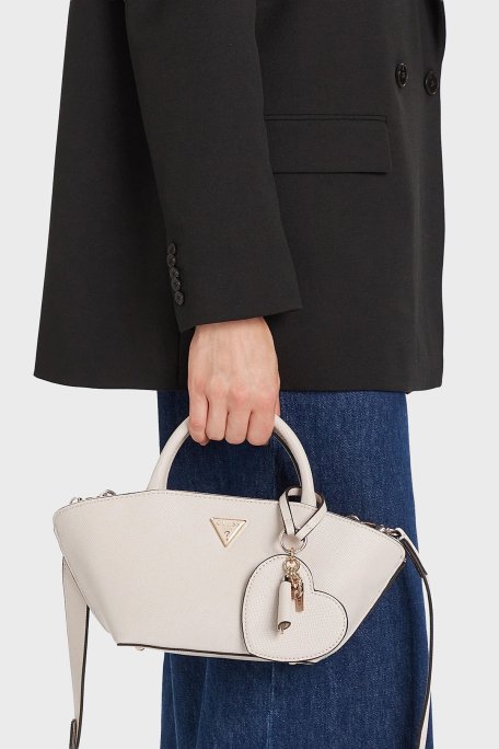 Guess Bolena Logolu Çıkarılabilir Askılı HWZG9207760 Bayan Çanta HWZG92 07760 STO TAŞ - Guess (1)