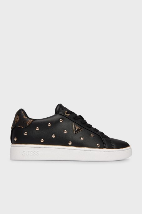 Guess Bonitah Logolu Sneaker FLPBONELE12 Kadın Ayakkabı FLPBON ELE12 BLACK SİYAH - Guess
