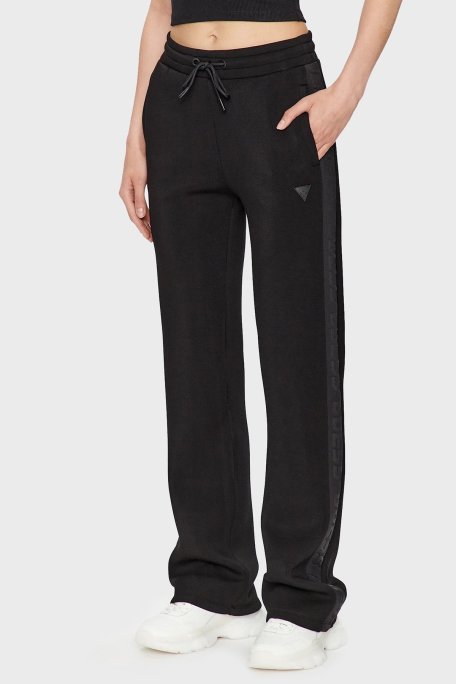 Guess Brenda Regular Fit Scuba Jogger V3RB21K7UW2 Bayan Pantolon V3RB21K7UW2 JBLK SİYAH - Guess