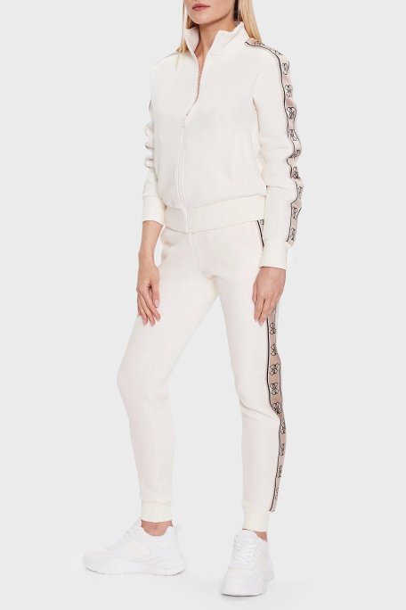 Guess Britney Pamuklu Regular Fit Cepli Jogger V2YB15KB3P2 Bayan Pantolon V2YB15KB3P2 G6K5 EKRU - Guess (1)