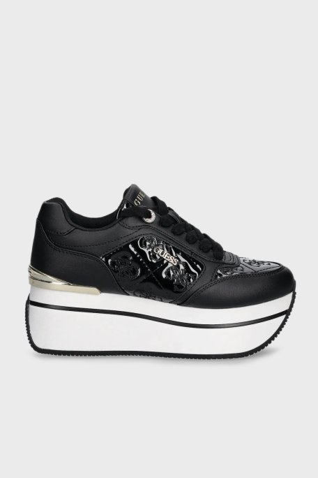 Guess Camrio9 4G Logolu Platform Sneaker FLTCM9FAL12BLACK Bayan Ayakkabı FLTCM9 FAL12 BLACK SİYAH - Guess
