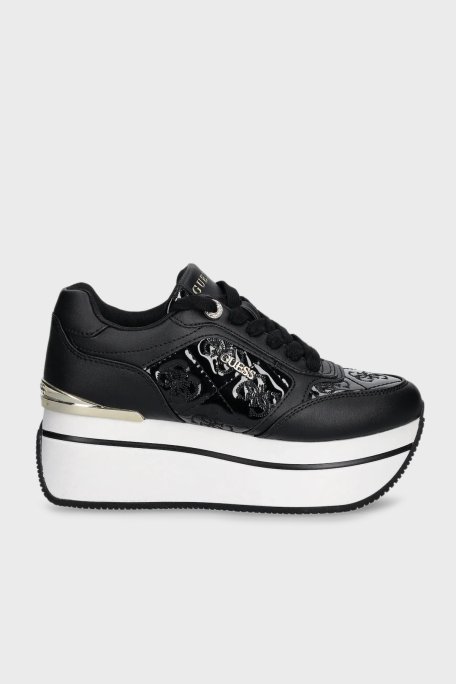 Guess Camrio9 4G Logolu Platform Sneaker FLTCM9FAL12BLACK Bayan Ayakkabı FLTCM9 FAL12 BLACK SİYAH - Guess