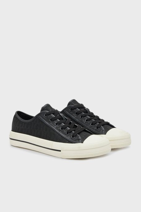 Guess Carey Desenli Sneaker FLPCARFAL12 Bayan Ayakkabı FLPCAR FAL12 BLACK SİYAH - Guess (1)