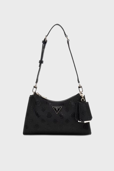 Guess Cresidia 4G Logolu Ayarlanabilir Askılı HWPD9888180 Bayan Çanta HWPD98 88180 BLO SİYAH - Guess