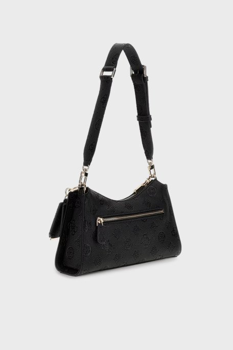 Guess Cresidia 4G Logolu Ayarlanabilir Askılı HWPD9888180 Bayan Çanta HWPD98 88180 BLO SİYAH - Guess (1)