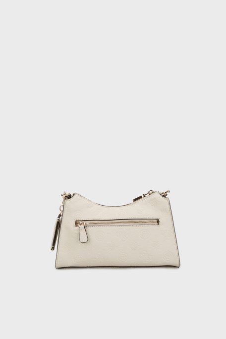 Guess Cresidia 4G Logolu Ayarlanabilir Askılı HWPD9888180 Bayan Çanta HWPD98 88180 BNN BEYAZ - Guess (1)