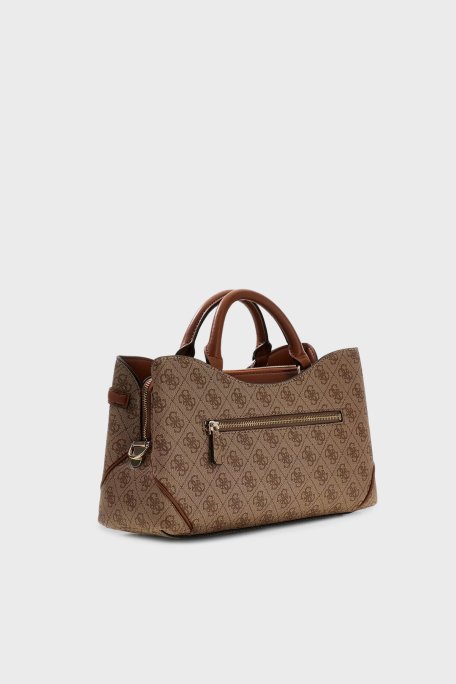 Guess Dea 4G Logolu Çıkarılabilir Askılı HWSG7993060 Bayan Çanta HWSG79 93060 LTL KAHVE - Guess (1)