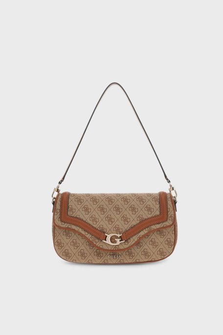 Guess Dea 4G Logolu Çıkarılabilir Askılı HWSG7993200 Bayan Çanta HWSG79 93200 LTL KAHVE - Guess