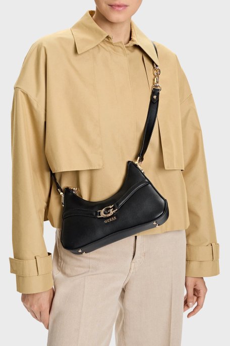 Guess Dea Logolu Zincir Detaylı Sabit Askılı HWBG7993730 Bayan Çanta HWBG79 93730 BLA SİYAH - Guess (1)