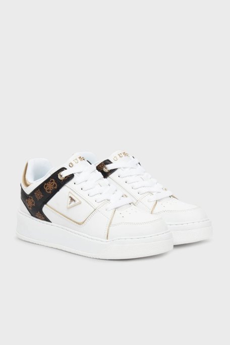 Guess Delove 4G Logolu Sneaker FLTDELFAL12 Bayan Ayakkabı FLTDEL FAL12 WHITE BEYAZ - Guess (1)