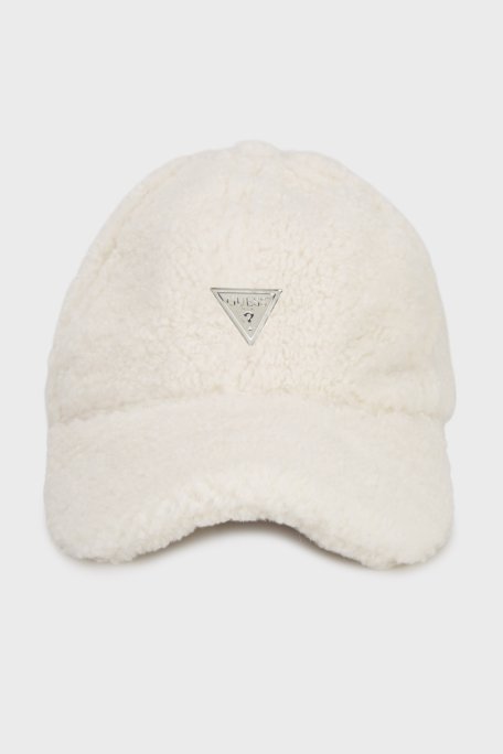 Guess Desiree Yumuşak Dokulu Logolu W5BZ44WJ070 Bayan Şapka W5BZ44 WJ070 F0D9 KREM - Guess