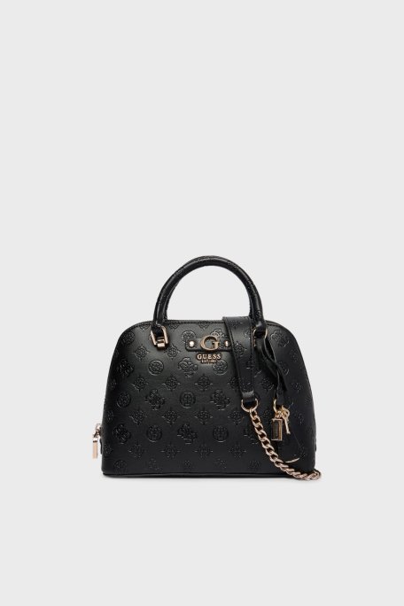 Guess Dita 4G Logolu Çıkarılabilir Zincir Askılı HWPD7602050 Bayan Çanta HWPD76 02050 BLO SİYAH - Guess