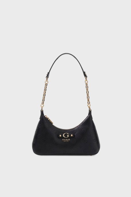 Guess Dita 4G Logolu Omuz Askılı HWPD7602180 Bayan Çanta HWPD76 02180 BLO SİYAH - Guess