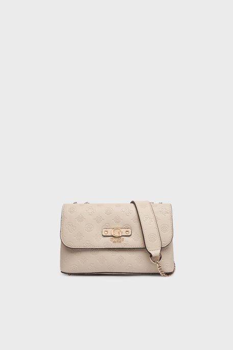 Guess Dita 4G Logolu Zincir Askılı HWPD7602210 Bayan Çanta HWPD76 02210 LUG BEJ - Guess