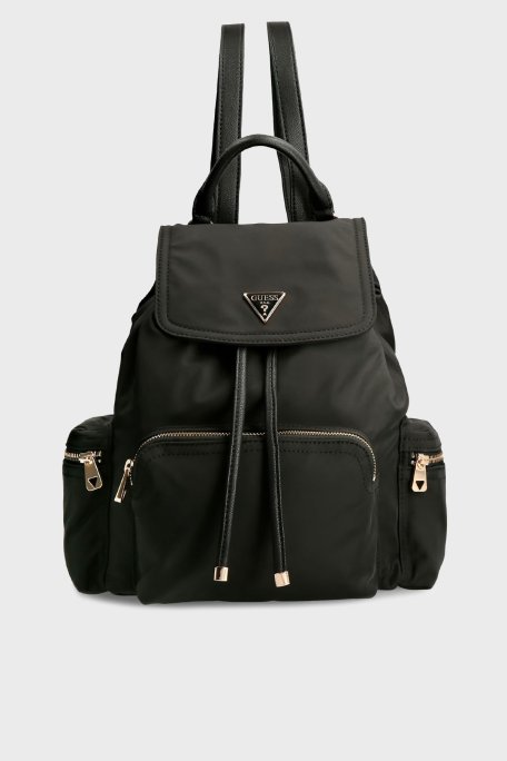 Guess Eco Gemma Logolu Ayarlanabilir Omuz Askılı HWEYG839532 Bayan Sırt Çantası HWEYG8 39532 BLA SİYAH - Guess