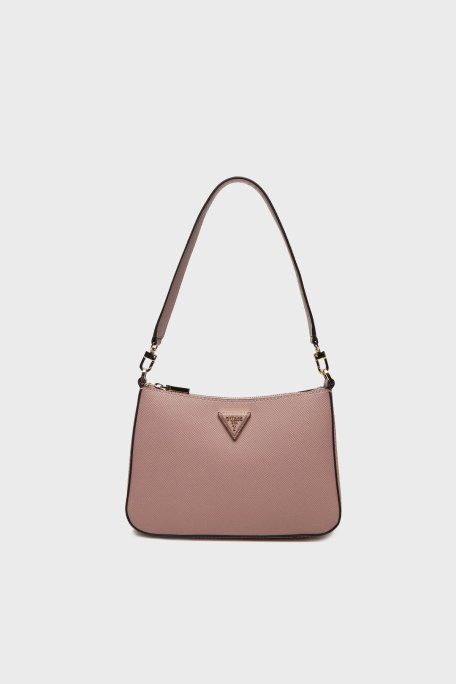 Guess Eco Jazlynn Logolu Çıkarılabilir Askılı HWEZG952317 Bayan Çanta HWEZG9 52317 ROS PEMBE - Guess