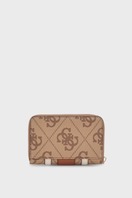 Guess Erenia 4G Logolu Fermuarlı SWSO7838140 Bayan Cüzdan SWSO78 38140 LTL KAHVE - Guess (1)