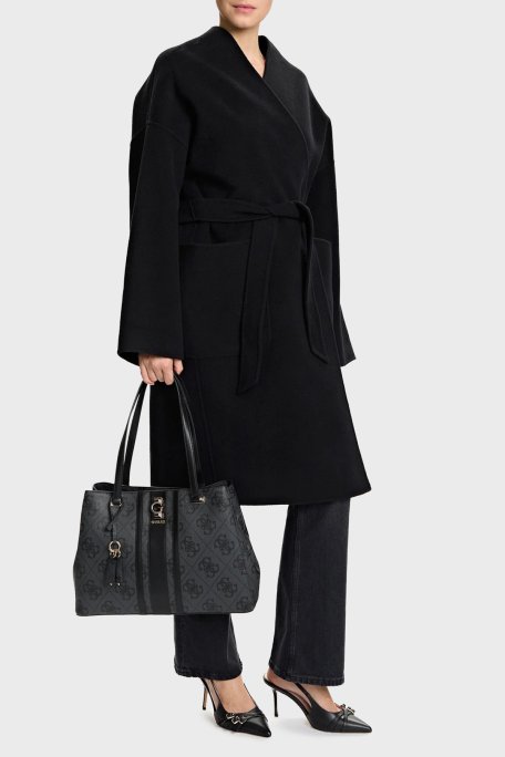 Guess Erenia 4G Logolu Omuz Askılı HWSO7838230 Bayan Çanta HWSO78 38230 CLO ANTRASİT - Guess (1)