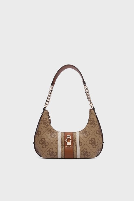 Guess Erenia 4G Logolu Zincir Askılı HWSO7838180 Bayan Çanta HWSO78 38180 LTL KAHVE - Guess