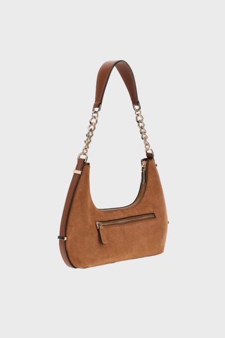 Guess Erenia Hakiki Deri Mini Omuz Askılı HWSB7838180 Bayan Çanta HWSB78 38180 CGM TABA - Guess (1)