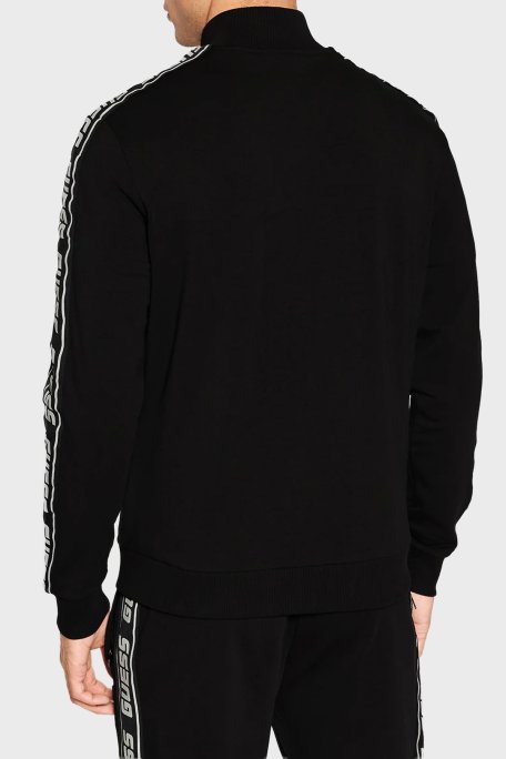 Guess Full Zip Pamuklu Regular Fit Dik Yaka Fermuarlı Z2YQ12K6ZS1 Erkek Sweat Z2YQ12 K6ZS1 JBLK SİYAH - Guess (1)