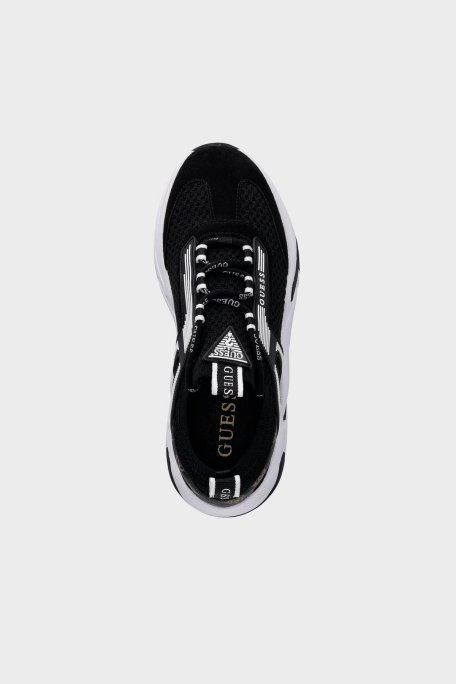 Guess Genga Logolu Bağcıklı Sneaker FLPGENFAL12 Kadın Ayakkabı FLPGEN FAL12 BLACK SİYAH - Guess (1)