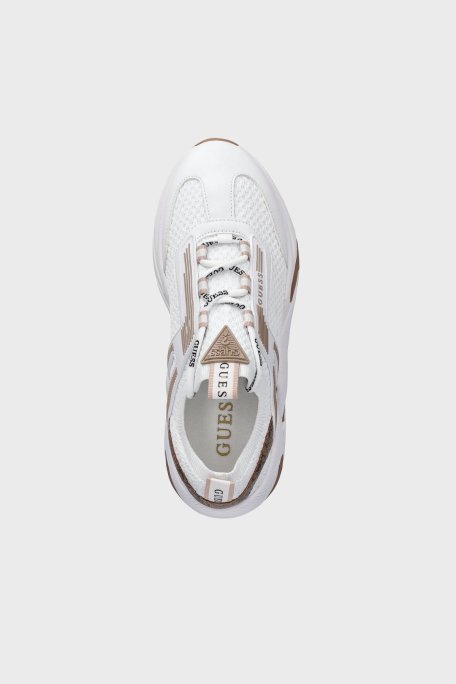 Guess Genga Logolu Bağcıklı Sneaker FLPGENFAP12 Bayan Ayakkabı FLPGEN FAP12 WHITE BEYAZ - Guess (1)