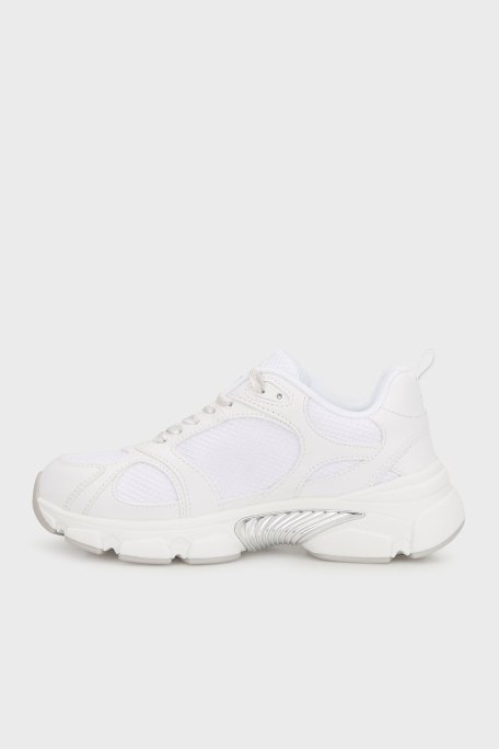 Guess Ibitha Logolu Metalik Detaylı Kalın Taban Sneaker FLTIBIELE12 Kadın Ayakkabı FLTIBI ELE12 WHITE BEYAZ - Guess (1)
