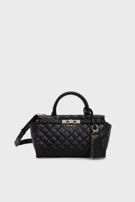 Guess Idra Logolu Çıkarılabilir Askılı HWGG8157050 Bayan Çanta HWGG81 57050 BLA SİYAH - Guess